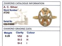 0.29ct Diamond & 14ct Rose Gold Dress Ring c.1930 (6 of 9) 0.29ct Diamond & 14ct Rose Gold Dress Ring c.1930 (6 of 9)