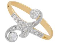 0.26ct Diamond & 18ct Yellow Gold Dress Ring - Antique c.1910 (3 of 9) 0.26ct Diamond & 18ct Yellow Gold Dress Ring - Antique c.1910 (3 of 9)