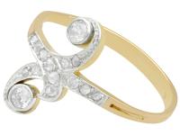 0.26ct Diamond & 18ct Yellow Gold Dress Ring - Antique c.1910 (4 of 9) 0.26ct Diamond & 18ct Yellow Gold Dress Ring - Antique c.1910 (4 of 9)