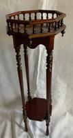 Tall Mahogany Style Plant or Statue Stand (2 of 4) Tall Mahogany Style Plant or Statue Stand (2 of 4)