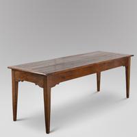 Lovely Fruitwood Topped Farmhouse Table C.1850 (2 of 5) Lovely Fruitwood Topped Farmhouse Table C.1850 (2 of 5)
