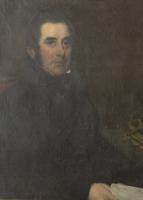 Pair of Oils on Canvas - Portraits of Isaac & Sarah Love 19th Century (2 of 5) Pair of Oils on Canvas - Portraits of Isaac & Sarah Love 19th Century (2 of 5)