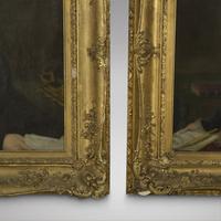 Pair of Oils on Canvas - Portraits of Isaac & Sarah Love 19th Century (4 of 5) Pair of Oils on Canvas - Portraits of Isaac & Sarah Love 19th Century (4 of 5)