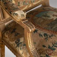 Pair of French Louis XVI Late 19th Century Armchairs (5 of 6) Pair of French Louis XVI Late 19th Century Armchairs (5 of 6)