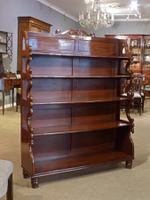 Victorian Mahogany Open Waterfall Bookcase (2 of 5) Victorian Mahogany Open Waterfall Bookcase (2 of 5)