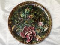 Antique Art Nouveau French Porcelain High Relief Rose Foliage Wall Plate Plaque (2 of 36) Antique Art Nouveau French Porcelain High Relief Rose Foliage Wall Plate Plaque (2 of 36)