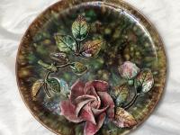 Antique Art Nouveau French Porcelain High Relief Rose Foliage Wall Plate Plaque (3 of 36) Antique Art Nouveau French Porcelain High Relief Rose Foliage Wall Plate Plaque (3 of 36)