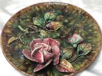 Antique Art Nouveau French Porcelain High Relief Rose Foliage Wall Plate Plaque (15 of 36) Antique Art Nouveau French Porcelain High Relief Rose Foliage Wall Plate Plaque (15 of 36)
