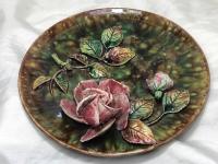 Antique Art Nouveau French Porcelain High Relief Rose Foliage Wall Plate Plaque (14 of 36) Antique Art Nouveau French Porcelain High Relief Rose Foliage Wall Plate Plaque (14 of 36)