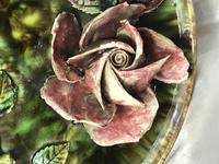 Antique Art Nouveau French Porcelain High Relief Rose Foliage Wall Plate Plaque (35 of 36) Antique Art Nouveau French Porcelain High Relief Rose Foliage Wall Plate Plaque (35 of 36)
