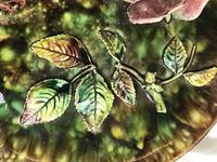 Antique Art Nouveau French Porcelain High Relief Rose Foliage Wall Plate Plaque (34 of 36) Antique Art Nouveau French Porcelain High Relief Rose Foliage Wall Plate Plaque (34 of 36)