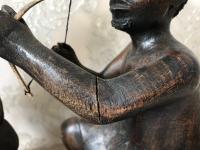 Pair of Small Vintage Tribal Men Dancing African Ethnographic Warrior Statues (21 of 24) Pair of Small Vintage Tribal Men Dancing African Ethnographic Warrior Statues (21 of 24)