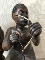 Pair of Small Vintage Tribal Men Dancing African Ethnographic Warrior Statues (15 of 24) Pair of Small Vintage Tribal Men Dancing African Ethnographic Warrior Statues (15 of 24)