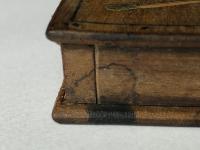 Rare Antique Olivewood Inlaid Marquetry Vesta Match Striker Case Book (10 of 18) Rare Antique Olivewood Inlaid Marquetry Vesta Match Striker Case Book (10 of 18)