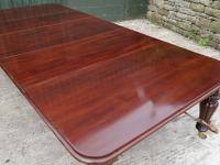 Early Victorian Mahogany Wind Out Extending Dining Table Seats 12 (3 of 4) Early Victorian Mahogany Wind Out Extending Dining Table Seats 12 (3 of 4)