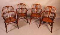 Set of 4 Yew Wood Windsor Chairs Nicholson Rockley (2 of 22) Set of 4 Yew Wood Windsor Chairs Nicholson Rockley (2 of 22)