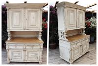 Amazing! Very Old 2 Piece Pine / Painted Dresser / Cupboard / Cabinet - We Deliver! (2 of 15) Amazing! Very Old 2 Piece Pine / Painted Dresser / Cupboard / Cabinet - We Deliver! (2 of 15)