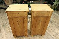 Quality Pair of Large Old Antique Pine Bedside Cabinets / Cupboards. We Deliver! (9 of 9) Quality Pair of Large Old Antique Pine Bedside Cabinets / Cupboards. We Deliver! (9 of 9)