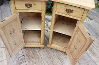 Superb!! Pair of Old Stripped Pine Bedside Cabinets / Cupboards - We Deliver! (4 of 9) Superb!! Pair of Old Stripped Pine Bedside Cabinets / Cupboards - We Deliver! (4 of 9)