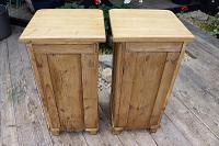 Superb!! Pair of Old Stripped Pine Bedside Cabinets / Cupboards - We Deliver! (8 of 9) Superb!! Pair of Old Stripped Pine Bedside Cabinets / Cupboards - We Deliver! (8 of 9)