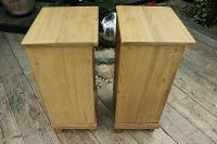 Large Pair of Old Stripped Pine Bedside Cabinets / Cupboards-We Deliver! (8 of 9) Large Pair of Old Stripped Pine Bedside Cabinets / Cupboards-We Deliver! (8 of 9)