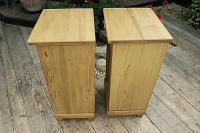 Large Pair of Old Stripped Pine Bedside Cabinets / Cupboards-We Deliver! (7 of 9) Large Pair of Old Stripped Pine Bedside Cabinets / Cupboards-We Deliver! (7 of 9)