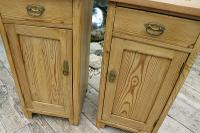 Nice 'Chunky' Pair of Old Stripped Pine Bedside Cabinets / Cupboards - We Deliver! (3 of 8) Nice 'Chunky' Pair of Old Stripped Pine Bedside Cabinets / Cupboards - We Deliver! (3 of 8)