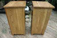 Nice 'Chunky' Pair of Old Stripped Pine Bedside Cabinets / Cupboards - We Deliver! (7 of 8) Nice 'Chunky' Pair of Old Stripped Pine Bedside Cabinets / Cupboards - We Deliver! (7 of 8)