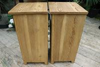 Nice 'Chunky' Pair of Old Stripped Pine Bedside Cabinets / Cupboards - We Deliver! (6 of 8) Nice 'Chunky' Pair of Old Stripped Pine Bedside Cabinets / Cupboards - We Deliver! (6 of 8)