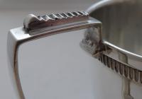1934 Art Deco Hallmarked Solid Silver Christening Mug Tankard 109.4g (9 of 9) 1934 Art Deco Hallmarked Solid Silver Christening Mug Tankard 109.4g (9 of 9)