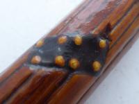 Rare Walking Stick Cane 1922 Silver Pommel Domino Match Stick Folk Art Shaft (10 of 14) Rare Walking Stick Cane 1922 Silver Pommel Domino Match Stick Folk Art Shaft (10 of 14)