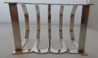Pair of 1932 Harrods Solid Hallmarked Silver Toast Racks (3 of 8) Pair of 1932 Harrods Solid Hallmarked Silver Toast Racks (3 of 8)