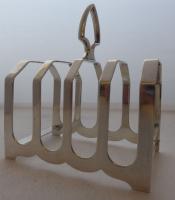 Pair of 1932 Harrods Solid Hallmarked Silver Toast Racks (6 of 8) Pair of 1932 Harrods Solid Hallmarked Silver Toast Racks (6 of 8)