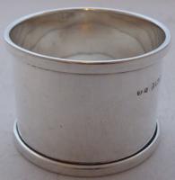 Boxed Set 6 Hallmarked Solid 1927 Silver Napkin Rings Serviette Ring Numbered (6 of 9) Boxed Set 6 Hallmarked Solid 1927 Silver Napkin Rings Serviette Ring Numbered (6 of 9)