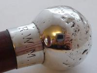 Victorian Walking Stick Cane Country Solid Silver Pommel Hazelwood Shaft (5 of 11) Victorian Walking Stick Cane Country Solid Silver Pommel Hazelwood Shaft (5 of 11)