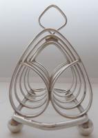Pair of 1916 Irish Dublin Solid Hallmarked Silver Toast Racks Heart Design (3 of 10) Pair of 1916 Irish Dublin Solid Hallmarked Silver Toast Racks Heart Design (3 of 10)