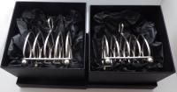 Pair of 1916 Irish Dublin Solid Hallmarked Silver Toast Racks Heart Design (10 of 10) Pair of 1916 Irish Dublin Solid Hallmarked Silver Toast Racks Heart Design (10 of 10)