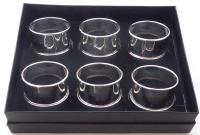 Boxed Set 6 1924 Hallmarked Solid Silver Napkin Rings Serviette Ring (6 of 6) Boxed Set 6 1924 Hallmarked Solid Silver Napkin Rings Serviette Ring (6 of 6)