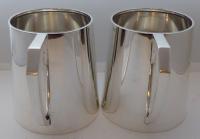 Pair 1937 Hallmarked Solid Silver 1/2 Pint Tankards Tankard Christening Mug (3 of 10) Pair 1937 Hallmarked Solid Silver 1/2 Pint Tankards Tankard Christening Mug (3 of 10)