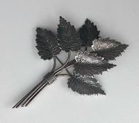 1945 Charles Horner Silver Leaf Brooch (2 of 3) 1945 Charles Horner Silver Leaf Brooch (2 of 3)