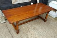 Quality Solid Oak Refectory Dining Table & 6 Chairs (3 of 9) Quality Solid Oak Refectory Dining Table & 6 Chairs (3 of 9)