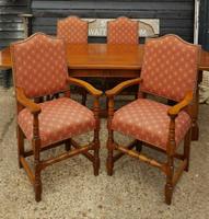 Quality Solid Oak Refectory Dining Table & 6 Chairs (4 of 9) Quality Solid Oak Refectory Dining Table & 6 Chairs (4 of 9)