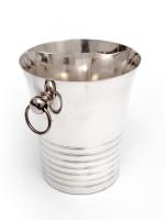 Large Art Deco Style Silver Plated French Ice Bucket with Looped Handles (3 of 3) Large Art Deco Style Silver Plated French Ice Bucket with Looped Handles (3 of 3)