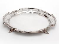 Art Nouveau Style Mappin & Webb 8" Silver Plated Salver (2 of 4) Art Nouveau Style Mappin & Webb 8" Silver Plated Salver (2 of 4)