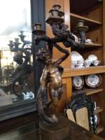 Pair of Bronze Cherub Candelabras (4 of 10) Pair of Bronze Cherub Candelabras (4 of 10)