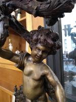 Pair of Bronze Cherub Candelabras (8 of 10) Pair of Bronze Cherub Candelabras (8 of 10)