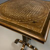 Rare Ebony & Ivory Inlaid Side Table in Moorish Style by Gillows (8 of 11) Rare Ebony & Ivory Inlaid Side Table in Moorish Style by Gillows (8 of 11)