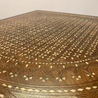 Rare Ebony & Ivory Inlaid Side Table in Moorish Style by Gillows (10 of 11) Rare Ebony & Ivory Inlaid Side Table in Moorish Style by Gillows (10 of 11)