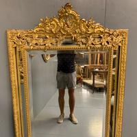 Large French Gilt Margin Frame Mirror 66'' (3 of 8) Large French Gilt Margin Frame Mirror 66'' (3 of 8)