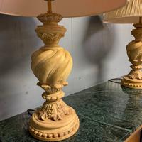 Pair of Vintage Plaster Lamps & Shades (5 of 7) Pair of Vintage Plaster Lamps & Shades (5 of 7)
